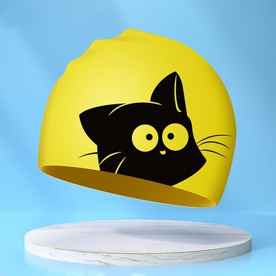 Vodootporna dječja kapa za plivanje Elastična silikonska dječja kapa za plivanje Štiti uši Šeširi za kupanje životinja Kapa za bazen