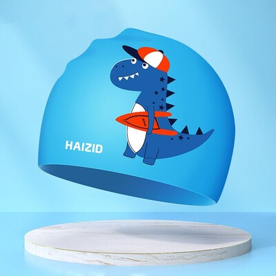 Vodootporna dječja kapa za plivanje Elastična silikonska dječja kapa za plivanje Štiti uši Šeširi za kupanje životinja Kapa za bazen