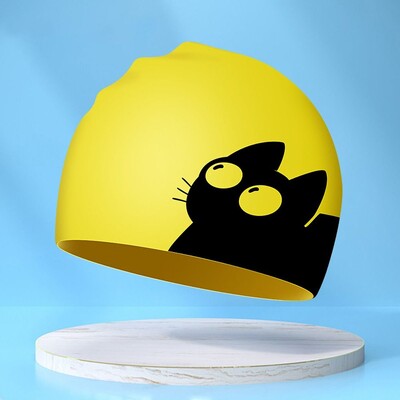 Vodootporna dječja kapa za plivanje Elastična silikonska dječja kapa za plivanje Štiti uši Šeširi za kupanje životinja Kapa za bazen