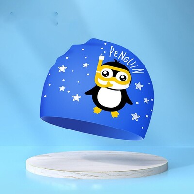 Vodootporna dječja kapa za plivanje Elastična silikonska dječja kapa za plivanje Štiti uši Šeširi za kupanje životinja Kapa za bazen