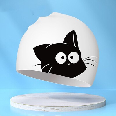 Vodootporna dječja kapa za plivanje Elastična silikonska dječja kapa za plivanje Štiti uši Šeširi za kupanje životinja Kapa za bazen