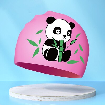 Vodootporna dječja kapa za plivanje Elastična silikonska dječja kapa za plivanje Štiti uši Šeširi za kupanje životinja Kapa za bazen