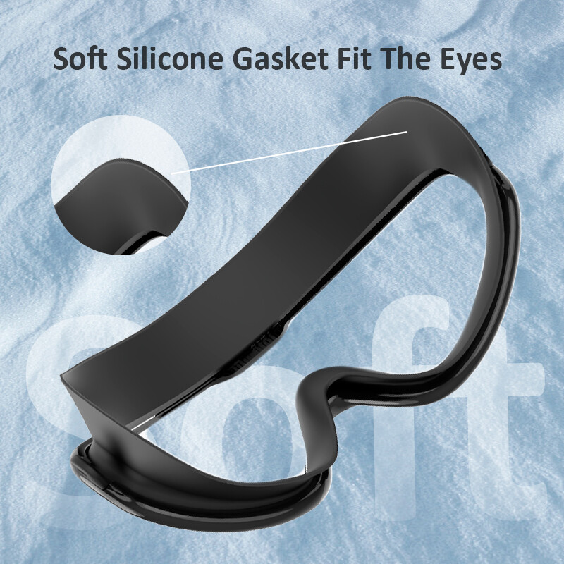 Naočale za plivanje velikog okvira, naočale za plivanje protiv zamagljivanja za muškarce i žene, maska za ronjenje na dah, silikonske vodootporne naočale za plivanje