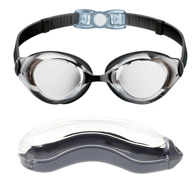 Profesionalne naočale za plivanje protiv zamagljivanja za odrasle s HD širokokutnim lećama, udobno prianjanje, podesivi nosni most, moderan dizajn, uniseks