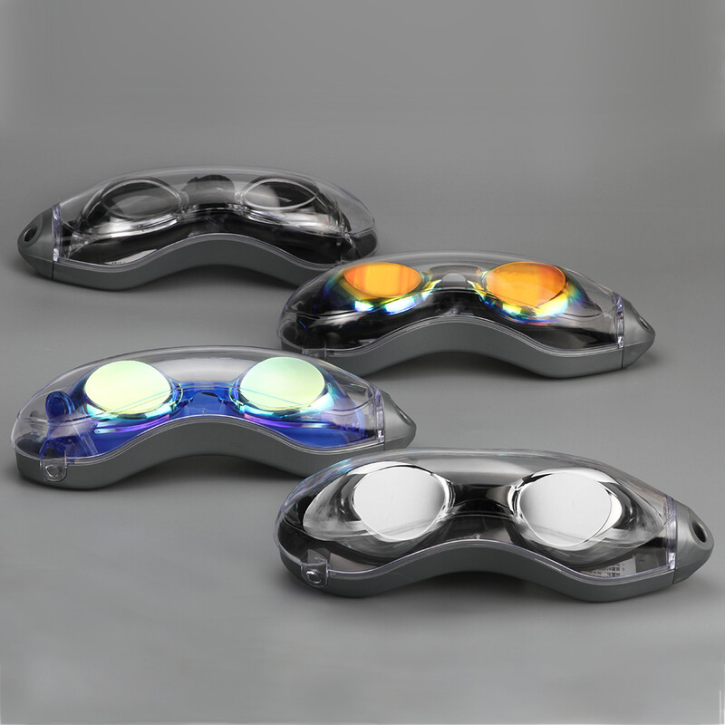 Profesionalne naočale za plivanje protiv zamagljivanja za odrasle s HD širokokutnim lećama, udobno prianjanje, podesivi nosni most, moderan dizajn, uniseks