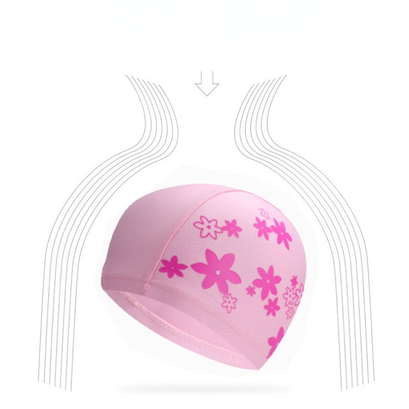 Detská kreslená plavecká čiapka, pohodlná plavecká čiapka do bazéna, chráni vlasy, uši, čiapky, klobúk, plávanie, kúpacie čiapky pre deti