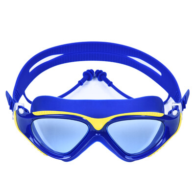 Naočale za plivanje visoke rezolucije jednodijelni čepići za uši naočale vodootporne otporne na maglu muške i ženske naočale za plivanje velikog okvira