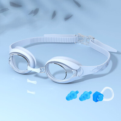 Dječje naočale za plivanje Vodootporne naočale za plivanje Naočale protiv magljenja i curenja Djevojčice Dječaci Mladi Brzo podesivi remen Dob 3-14 godina