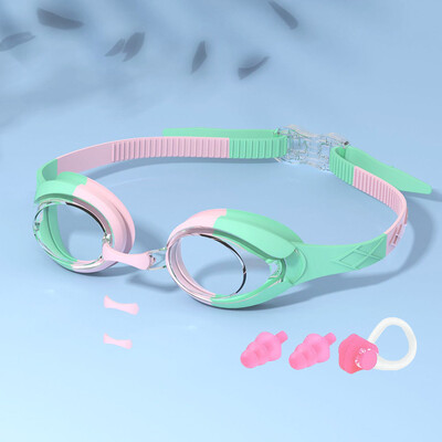 Dječje naočale za plivanje Vodootporne naočale za plivanje Naočale protiv magljenja i curenja Djevojčice Dječaci Mladi Brzo podesivi remen Dob 3-14 godina