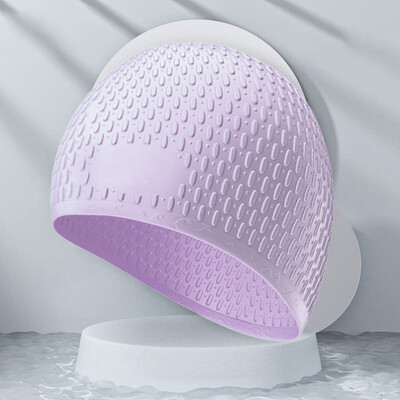Modna silikonska kapa za plivanje Puni šešir za plivanje za odrasle Visoko elastična vodootporna zaštita za uši Ultratanke kape za sportove na vodi