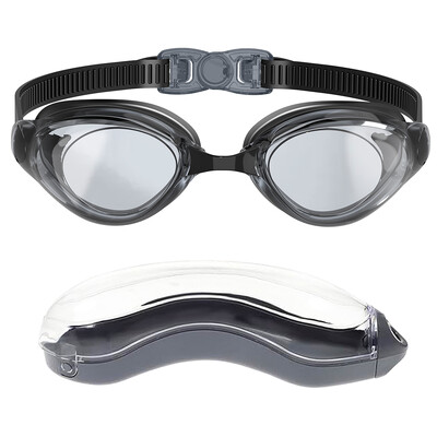 Felnőtt professzionális páramentes úszószemüveg HD széles látószögű lencsével, kényelmes illeszkedéssel, állítható orrhíddal, stílusos uniszex kialakítással