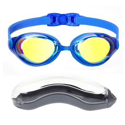 Felnőtt professzionális páramentes úszószemüveg HD széles látószögű lencsével, kényelmes illeszkedéssel, állítható orrhíddal, stílusos uniszex kialakítással