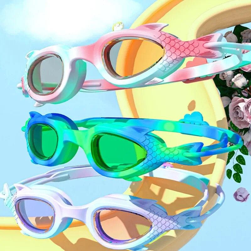 Silikónové čiapky pre deti na plavecké okuliare vhodné pre chlapcov aj dievčatá, detské plavecké okuliare, vybavenie na vodné športy