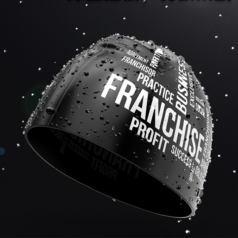 Unisex veľká veľkosť silikagélová pohodlná plavecká čiapka, čiapky, doplnky pre mužov a ženy, vodotesná rybí chvost