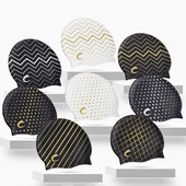 Nova moderna silikonska kapa za plivanje od 1 komada za muškarce i žene, mekana i udobna, mirisa, vodootporna i otporna na oksidaciju