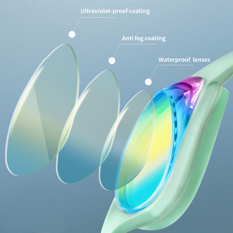 Naočale za plivanje protiv magljenja Naočale za plivanje za muškarce Žene Vodootporne ronilačke naočale Podesive naočale za plivanje Naočale za podvodne sportove