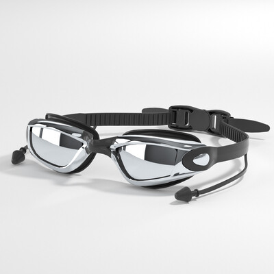 Profesionalne ronilačke naočale Galvanizirane muške i ženske sve-u-jednom naočale s čepićima za uši Vodootporne HD naočale za plivanje protiv magljenja