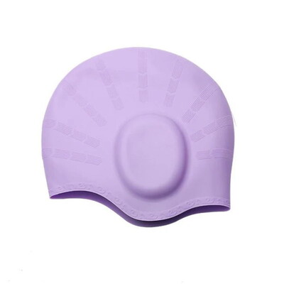 Kapa za plivanje protiv pada Zaštita za uši Vodootporna uniseks kapa od silikonskog materijala Vodeni sportovi Jednobojne prozračne izdržljive kape