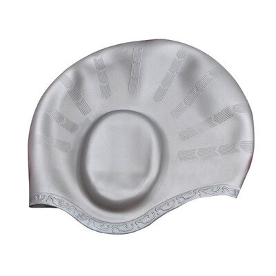 Kapa za plivanje protiv pada Zaštita za uši Vodootporna uniseks kapa od silikonskog materijala Vodeni sportovi Jednobojne prozračne izdržljive kape