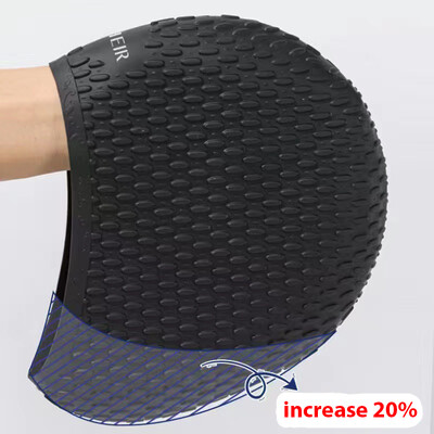 Silikónová plavecká čiapka Módna bazénová čiapka Vodotesná ochrana sluchu Profesionálna vodná športová plavecká čiapka