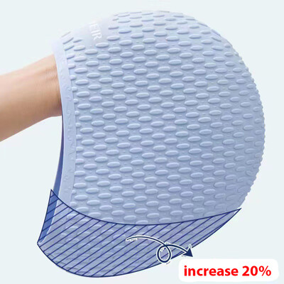 Silikónová plavecká čiapka Módna bazénová čiapka Vodotesná ochrana sluchu Profesionálna vodná športová plavecká čiapka