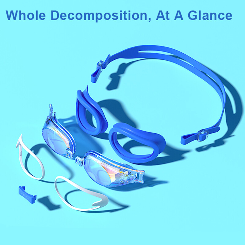 JSJM Nove dječje naočale za plivanje Anti-Fog Anti-UV naočale za plivanje Silikonske podesive profesionalne naočale za plivanje Unisex