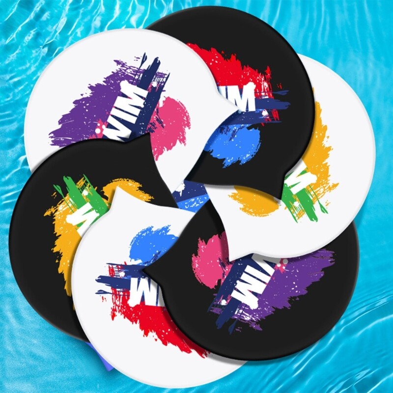 Kapa za plivanje Silikonske kape za plivanje Vodootporna elastična kapa za plivanje Lagane udobne kape za kupanje za dugu kratku kosu