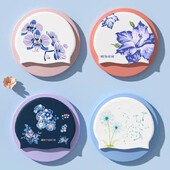 Pălărie de înot din silicon, șepci de înot pentru femei, rezistente la apă, protecție pentru urechi, confortabilă, pentru păr lung, accesorii pentru piscină cu imprimeu marino.