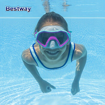 Bestway 22049 3 χρώματα/1 Γυαλιά καταδύσεων για κολύμβηση με αναπνευστήρα Πανοραμικά γυαλιά κολύμβησης HD, γυαλιά κατάδυσης γυαλιά γυαλιά κολύμβησης για ενήλικες