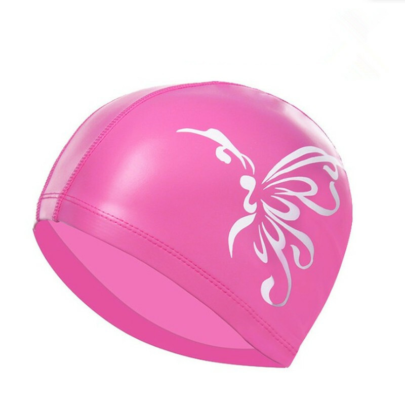 Kapa za plivanje Elastična vodootporna PU tkanina za zaštitu ušiju Duga kosa Sportska kapa za bazen Kapa za plivanje Besplatna veličina za muškarce i žene, odrasle