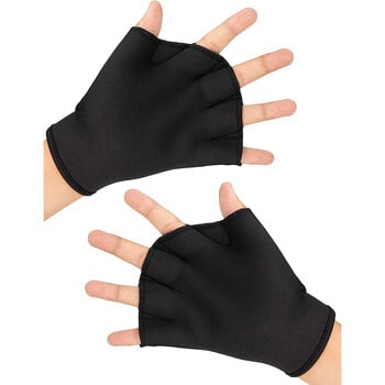 1 Pair Aquatic Gloves Γάντια κολύμβησης με ιστό Γάντια κολύμβησης με ιστό Γάντια κουπιών αντοχής στο νερό για άνδρες Γυναίκες κατάδυση σερφ