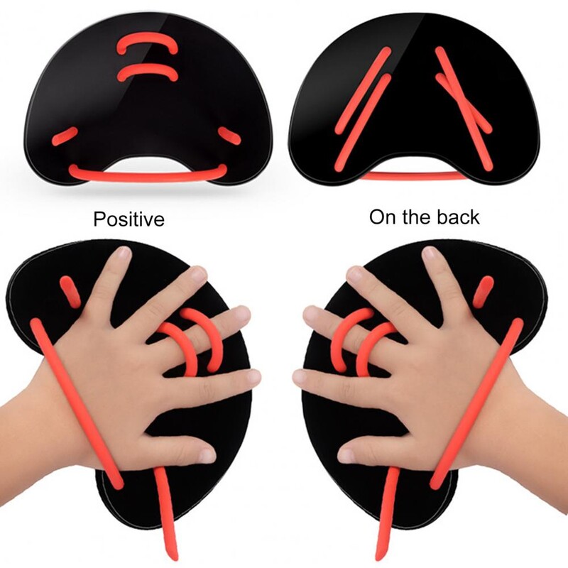 1 pár protišmykových ľahkých širokých čepelí, profesionálnych ručných plutiev pre dospelých a deti, plávanie