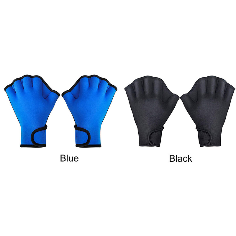 Neoprenske ronilačke rukavice Elastična polovica prstiju za plivanje Prsti s rebrastim veslom Prozračna Lagana višekratna oprema za vježbanje koja se može prati