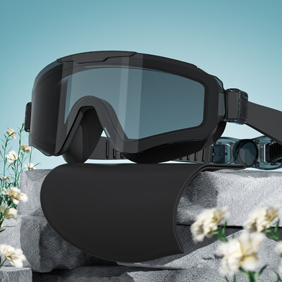 Nové štýlové plavecké okuliare s veľkým rámom, UV ochrana, vodeodolné, HD videnie, plavecké okuliare pre dospelých pre mužov a ženy