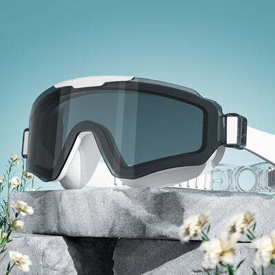 Nové štýlové plavecké okuliare s veľkým rámom, UV ochrana, vodeodolné, HD videnie, plavecké okuliare pre dospelých pre mužov a ženy