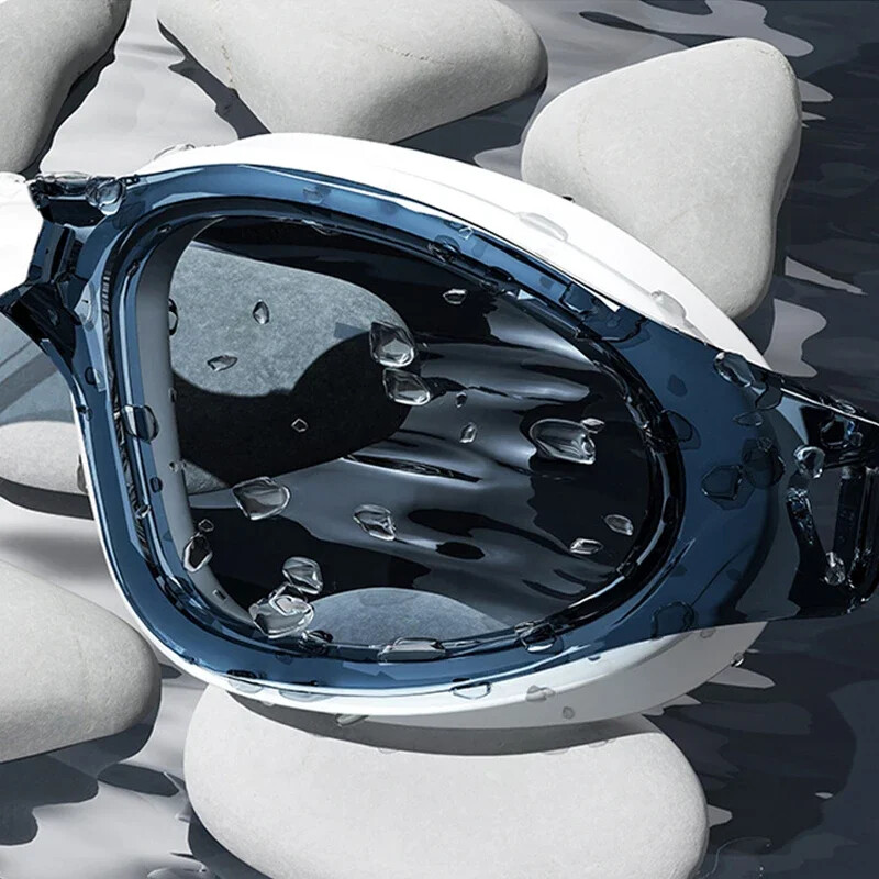 Ochelari de înot Capac pentru adulți HD Anti-ceață Set de ochelari de înot Ochelari de înot impermeabili din silicon cu dopuri pentru urechi Ochelari de înot anti-UV