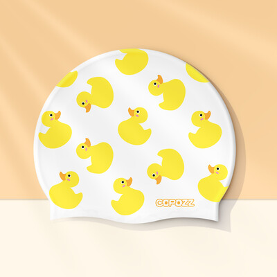 Slatka crtana veća kapa za plivanje za djecu Elastična tkanina za dugu kosu Dječja kapa za zaštitu ušiju Kapa za plivanje za dječake Djevojčice za plivanje