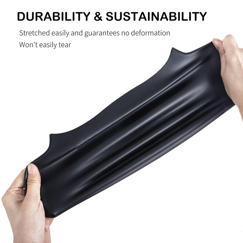 Silikonska kapa za plivanje, klasična uniseks, za odrasle i djecu, udobna, izdržljiva, neklizajuća, elastična vodootporna kapa za plivanje, za dugu i kratku kosu