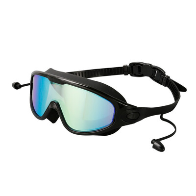 Profesionālas peldēšanas brilles peldbrilles ar ausu aizbāžņiem deguna klipsi, regulējamu siksnu, peldēšanas brilles ūdens sportam