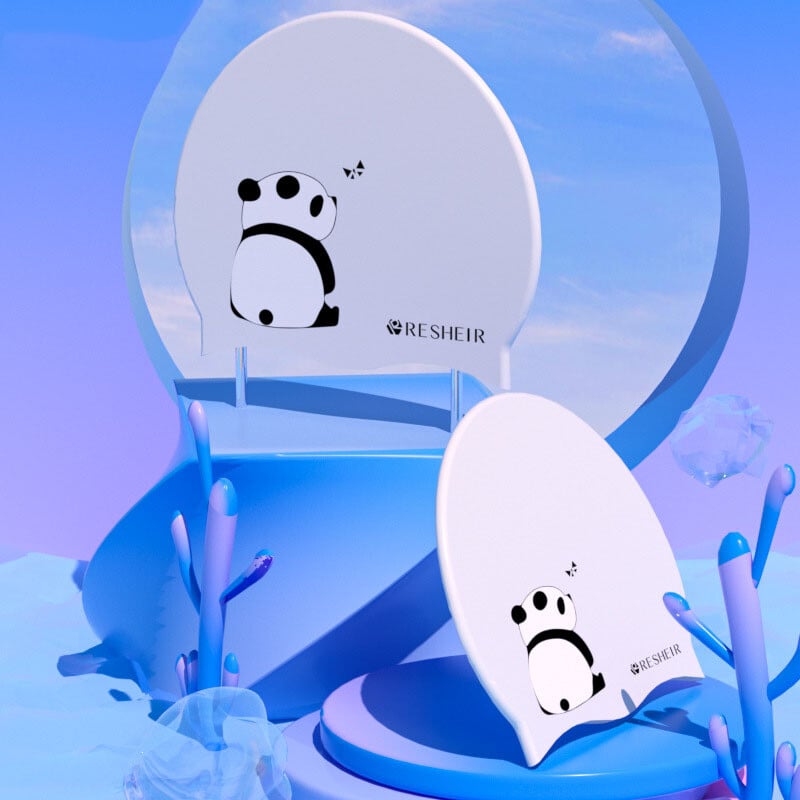 Kapa za plivanje vodootporna, ne guši glavu, zaštita za uši, silikonska velika slatka dječja kapa za plivanje s printom pande