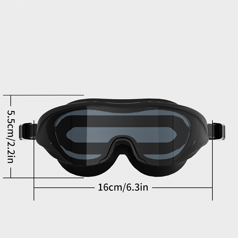 Nové módne plavecké okuliare s veľkým rámom, vodotesné, HD View, proti zahmlievaniu, plavecké okuliare pre dospelých pre mužov a ženy