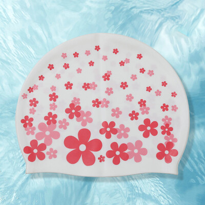 Vandeniui atsparios silikoninės plaukimo kepuraitės Moteriškos Vyriškos Aukštos Elastinės Lanksčios Ausys Plaukai Baseino kepurė suaugusiems Vaikams Mergaitėms Berniukams