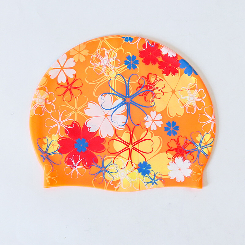 Vandeniui atsparios silikoninės plaukimo kepuraitės Moteriškos Vyriškos Aukštos Elastinės Lanksčios Ausys Plaukai Baseino kepurė suaugusiems Vaikams Mergaitėms Berniukams