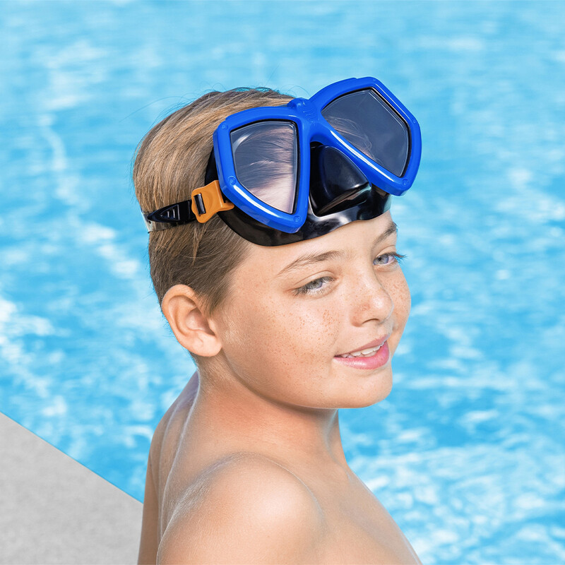Bestway dječje naočale za ronjenje, maska za ronjenje, 7+ godina, visoka rezolucija, oprema za plivanje protiv magljenja