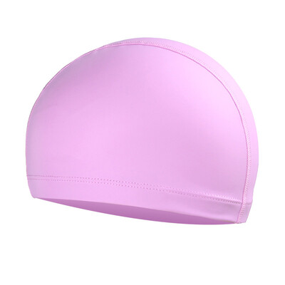 Muškarci Žene Slobodne veličine Elastična vodootporna PU kapa za plivanje Tkanina za zaštitu ušiju Duga kosa Sportska kapa za bazen Kapa za plivanje