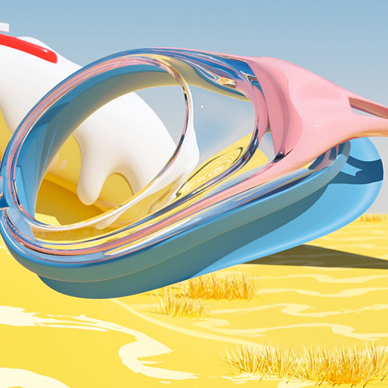 Vandeniui atsparūs plaukimo akiniai UV vaikams Profesionalūs spalvoti lęšiai Vaikams Akiniai plaukimo akiniai Akiniai Gafas Nata