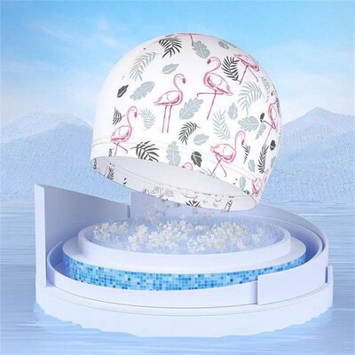 Udobna ženska besplatna veličina za muškarce Ženska elastična vodootporna zaštita za dugu kosu, modna kapa za bazen