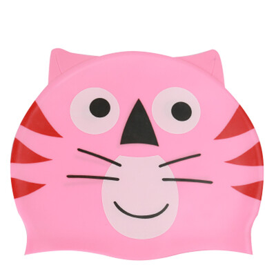 Slatka dječja kapa za plivanje s crtićima Silikonska dječja ronilačka vodootporna kapa za plivanje Kawaii mačka kapa za kupanje za djecu Zaštita za uši