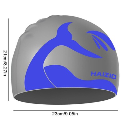 Vodootporne silikonske kape za plivanje Žene Muškarci Visoko elastična fleksibilna zaštita za uši Šešir za kosu za bazen za odrasle Djeca Djevojčice Dječaci