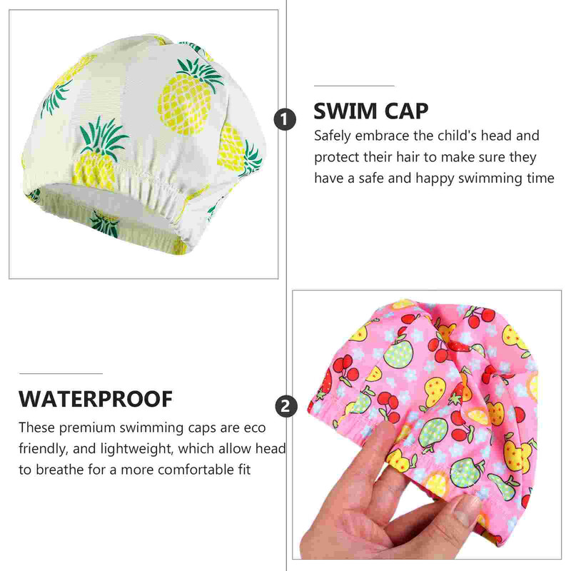 4 buc. Cască de înot pentru copii Vizor de baie pentru copii mici care înotă Copii PVC rezistent la apă Bărbați și femei